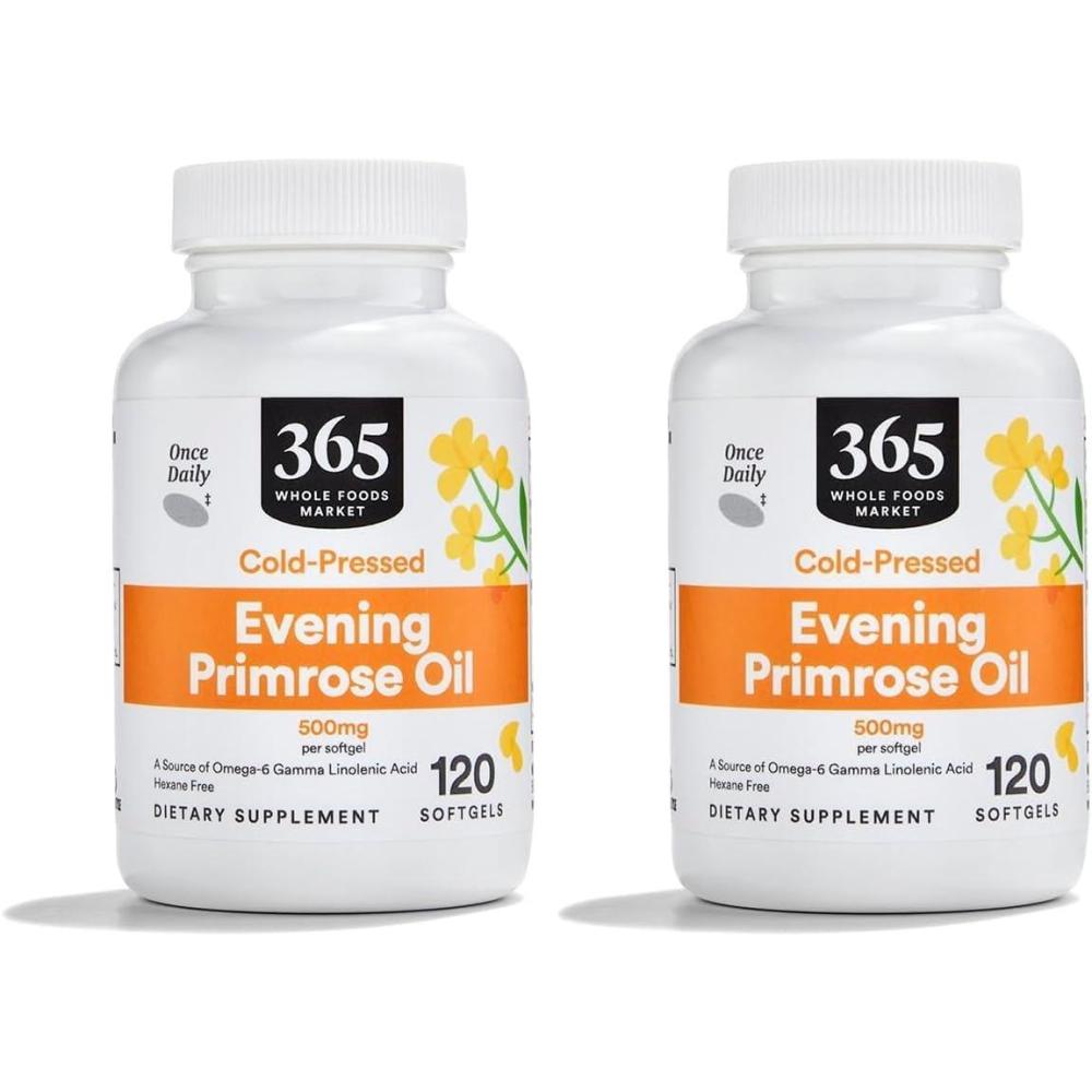 image:image365 by Whole Foods Market Evening Primrose Oil 500 mg 120 Count120 Count Pack of 2