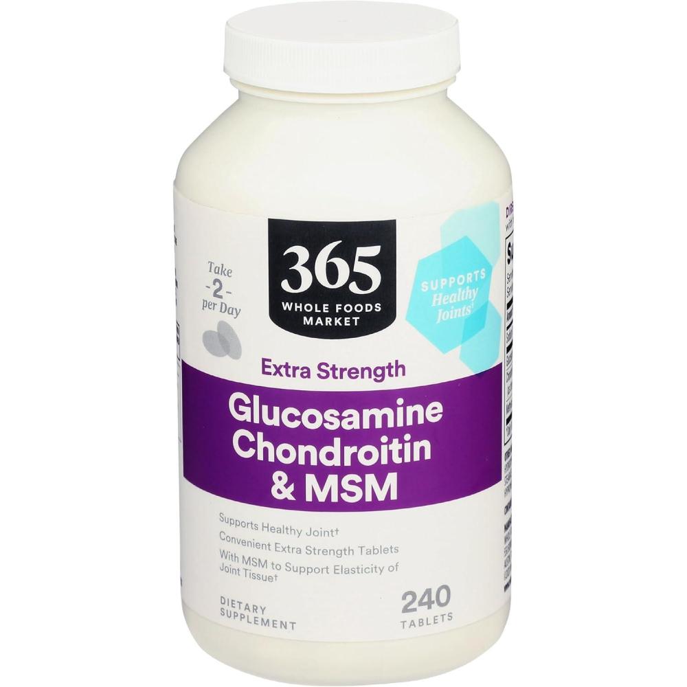 image:image365 by Whole Foods Market Glucosamine Chondroitin X Strength MSM 240 Tablets