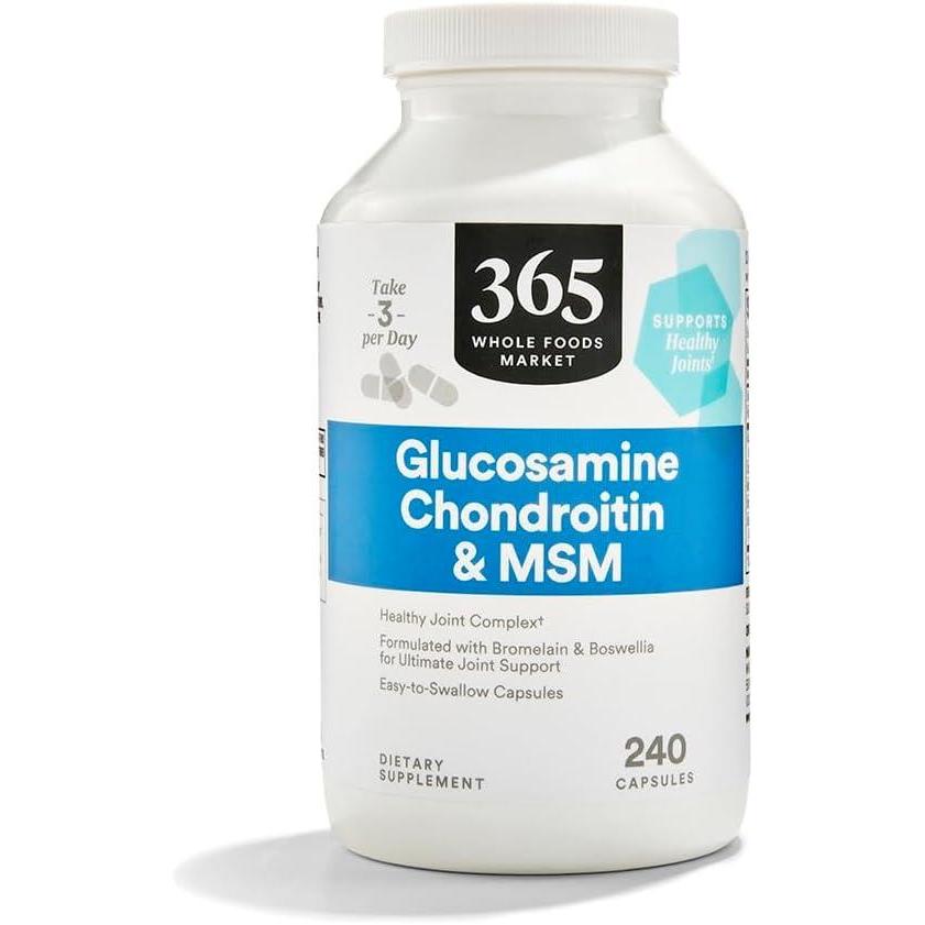 image:image365 by Whole Foods Market Glucosamine Chondroitin and MSM Supports Healthy Joints 240 Capsules