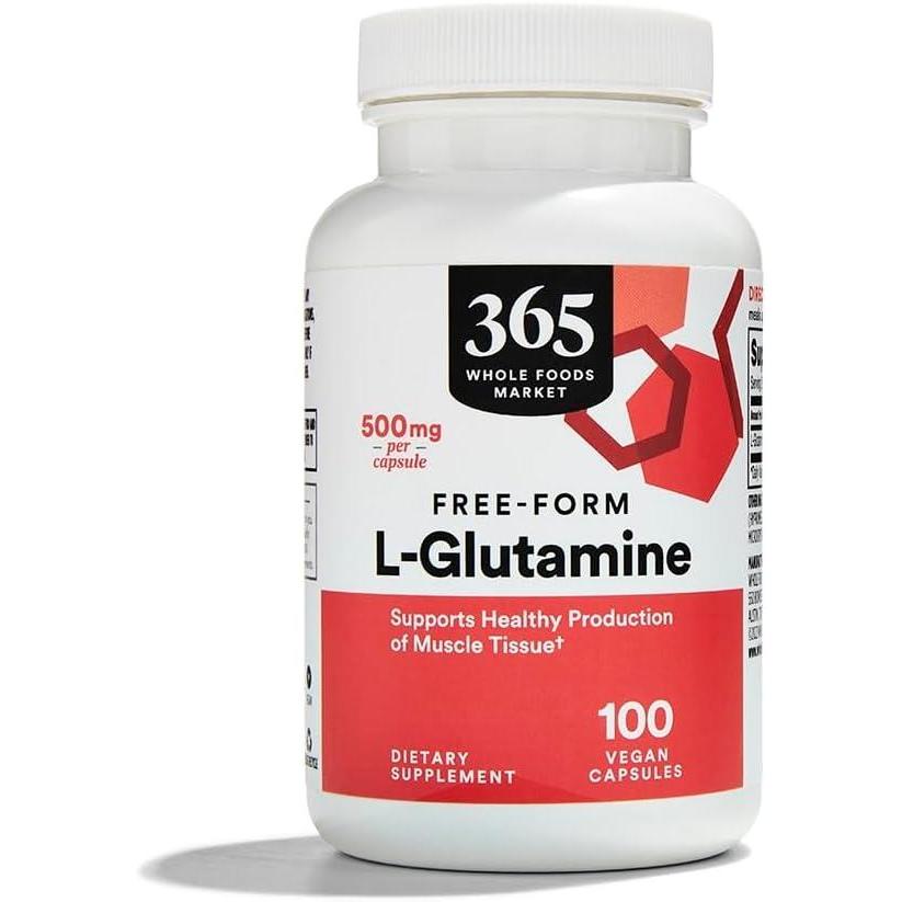 image:image365 by Whole Foods Market LGlutamine 500mg 100 ct100 Count Pack of 1
