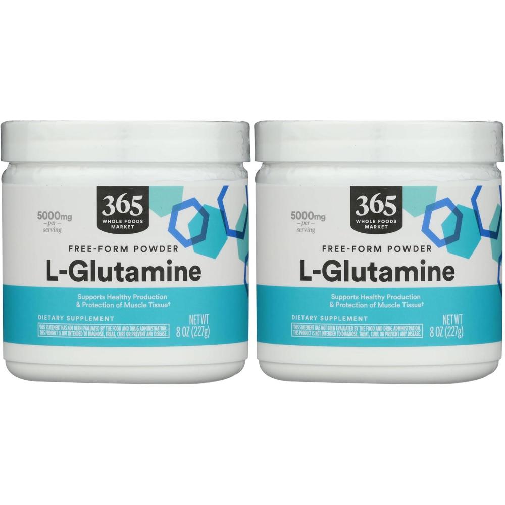 image:image365 by Whole Foods Market LGlutamine FreeForm Powder 8 oz8 Ounce Pack of 2