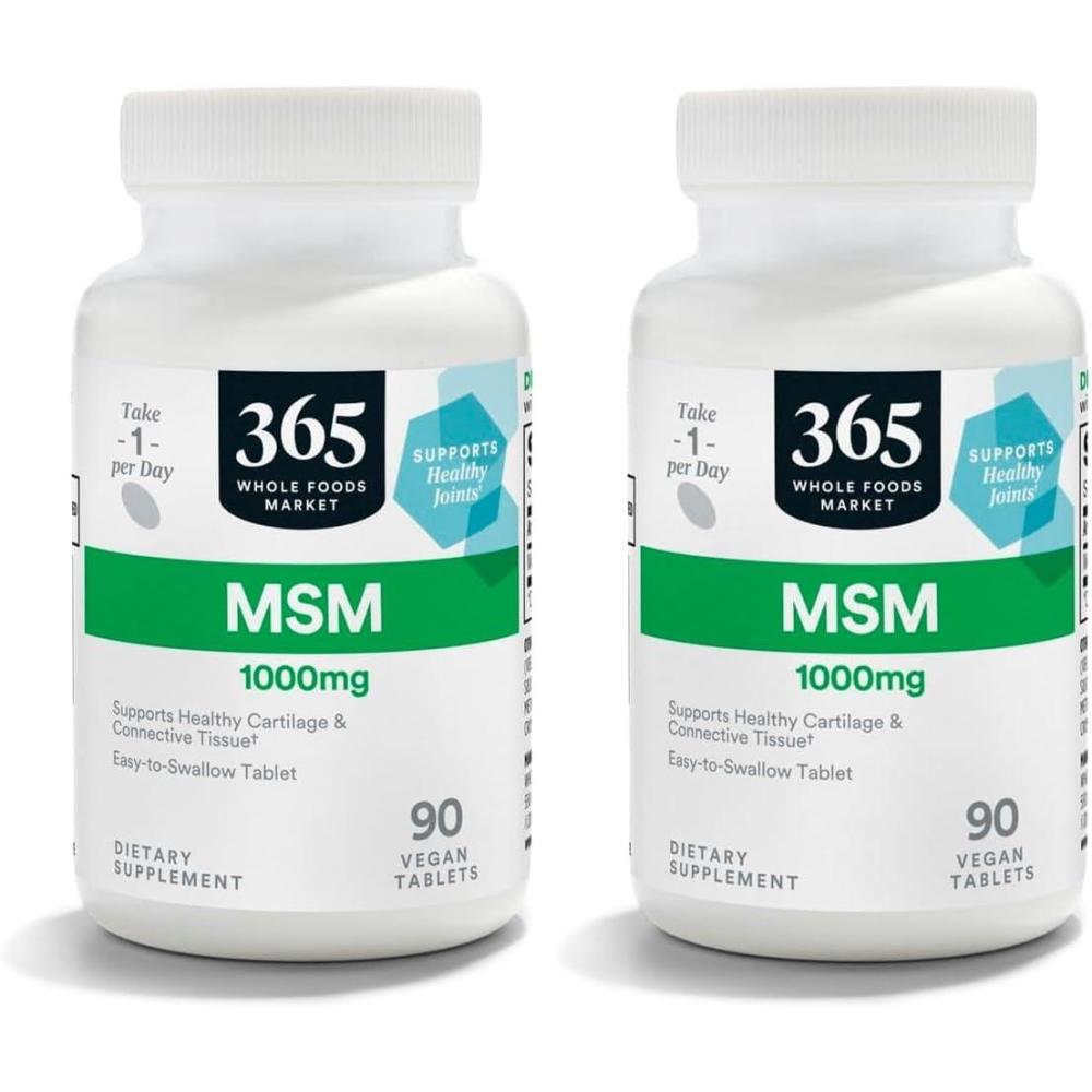 image:image365 by Whole Foods Market MSM 1000Mg 90 Tablets90 Count Pack of 2