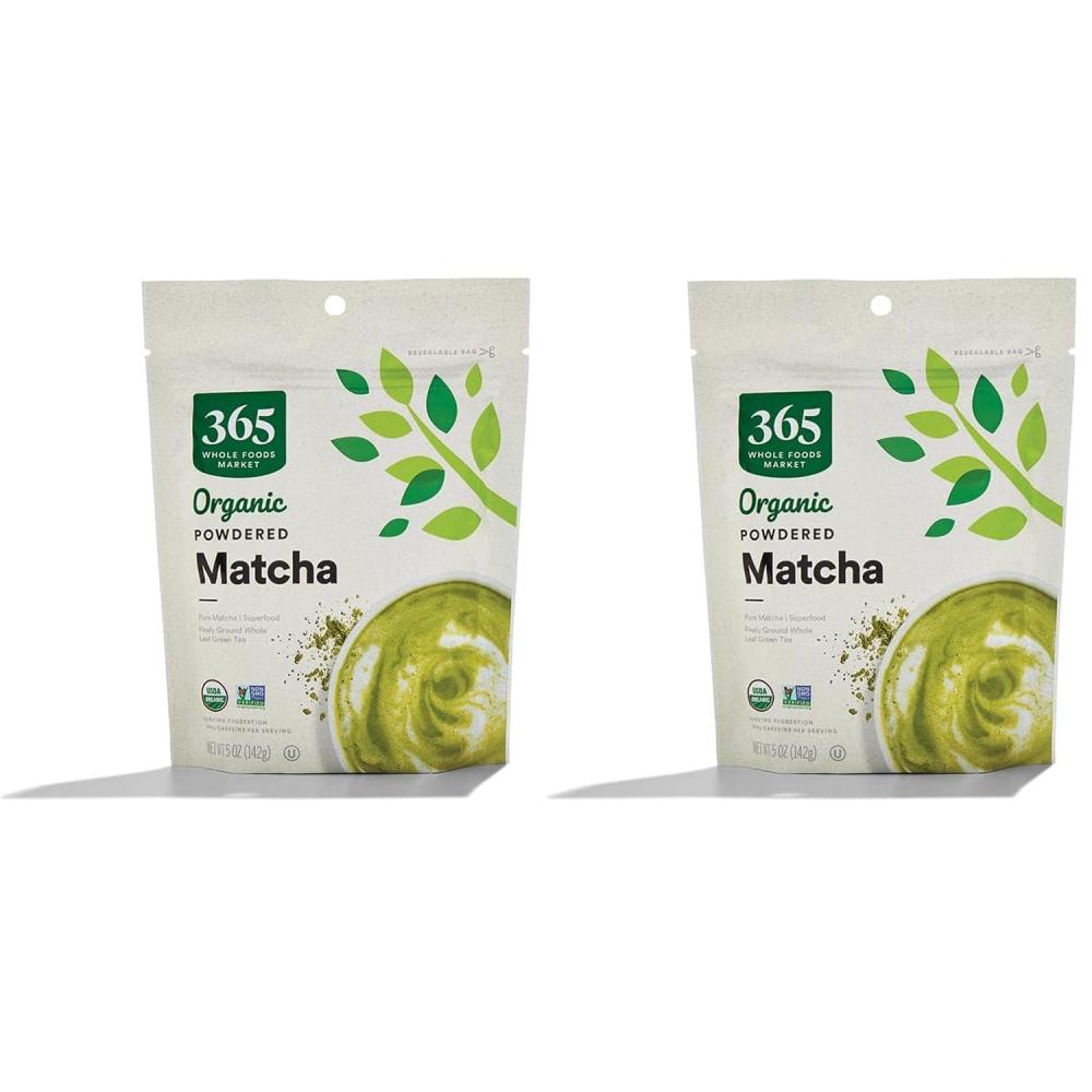 image:image365 by Whole Foods Market Organic Powdered Matcha Finely Ground Whole Leaf Green Tea 5 Ounce5 Ounce Pack of 2