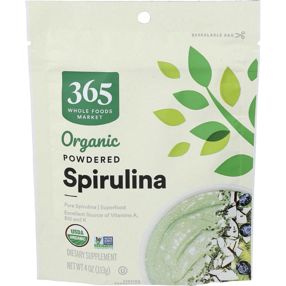 image:image365 by Whole Foods Market Organic Spirulina Superfood Powder 4 Ounce4 Ounce Pack of 1