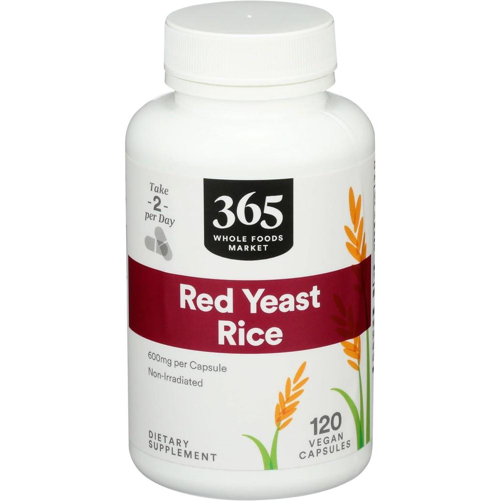 image:image365 by Whole Foods Market Red Yeast Rice 600mg 120 Count
