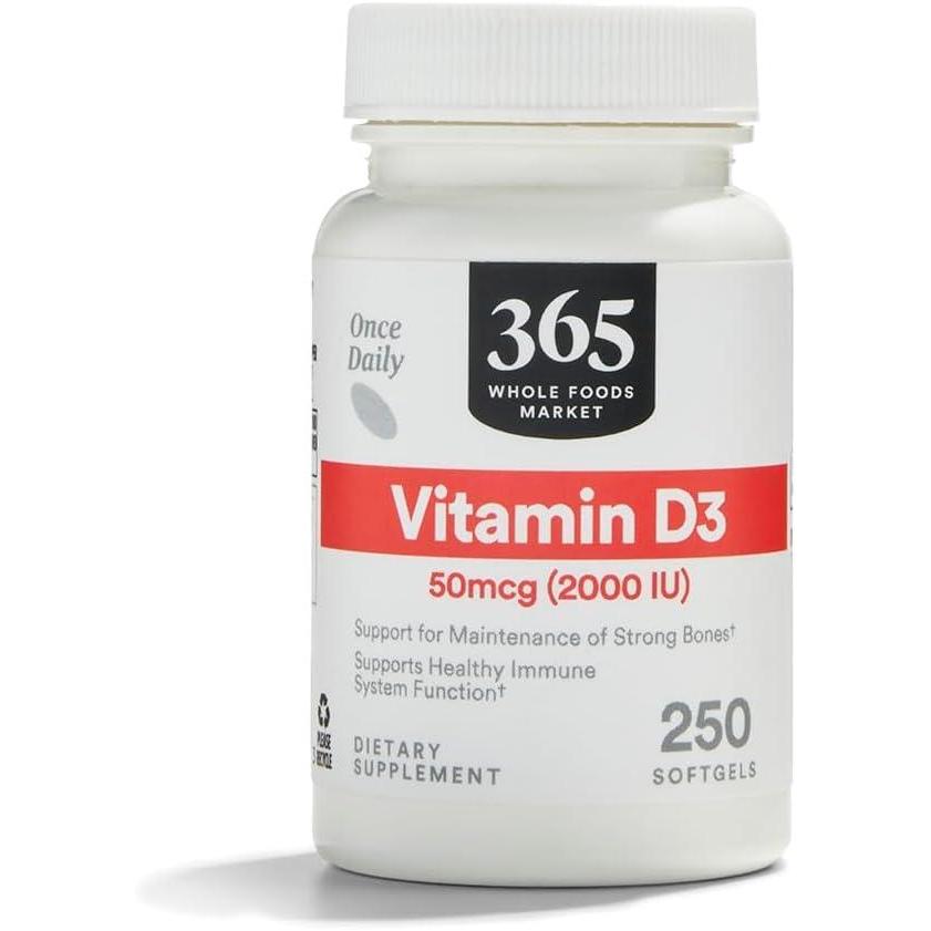 image:image365 by Whole Foods Market Vitamin D3 2000 IU 250 ct