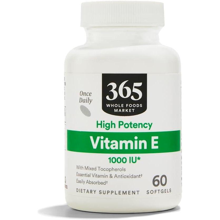 image:image365 by Whole Foods Market Vitamin E 1000 IU 60 Count60 Count Pack of 1