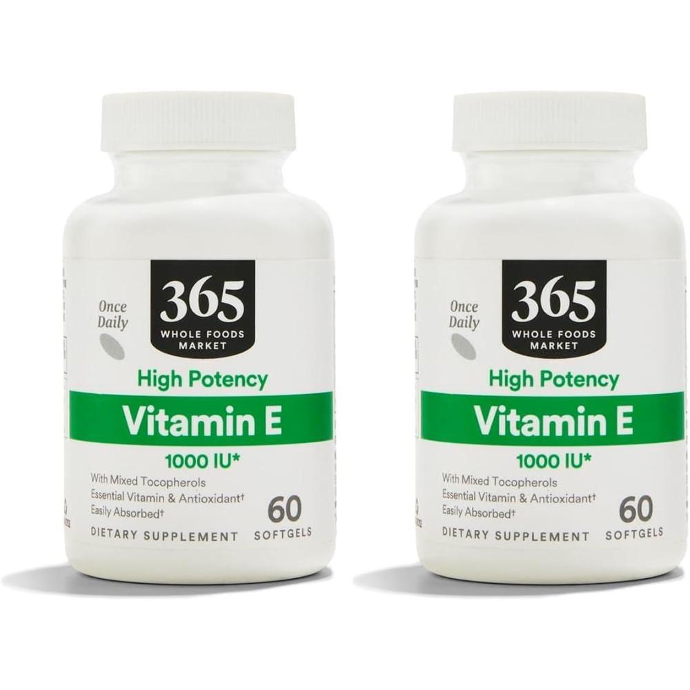 image:image365 by Whole Foods Market Vitamin E 1000 IU 60 Count60 Count Pack of 2