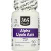 365 by Whole Foods Market, Alpha Lipoic Acid 100mg, 90 Count(90 Count (Pack of 1))