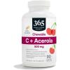 365 by Whole Foods Market, Chewable C + Acerola C 500mg, Natural Cherry Flavor, Vegan, 90 Tablets(90 Count (Pack of 1))