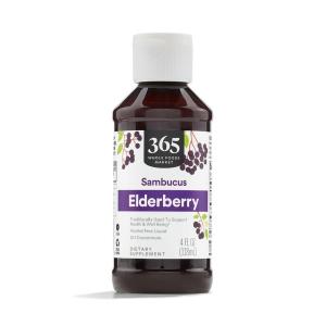 365 by Whole Foods Market, Elderberry Liquid, 4 fl oz(4 Fl Oz (Pack of 1))