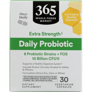 365 by Whole Foods Market, Extra Strength Daily Probiotic 10 billion CFU, 30 ct