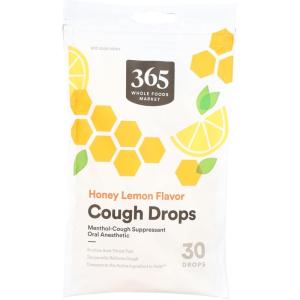 365 by Whole Foods Market, Honey Lemon Cough Drops, 30 Count