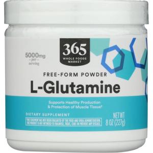 365 by Whole Foods Market, L-Glutamine Free-Form Powder, 8 oz(8 Ounce (Pack of 1))