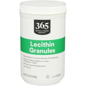 365 by Whole Foods Market, Lecithin Granules, Vegan, 15.9 Ounce(15.9 Ounce (Pack of 1))