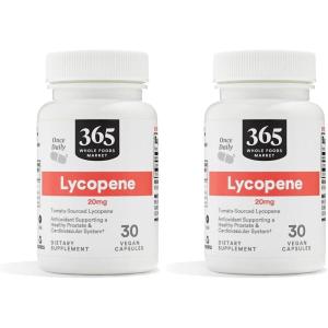 365 by Whole Foods Market, Lycopene 20 mg, 30 Count(30 Count (Pack of 2))