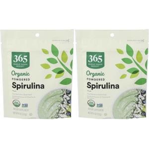 365 by Whole Foods Market, Organic Spirulina Superfood Powder, 4 Ounce(4 Ounce (Pack of 2))
