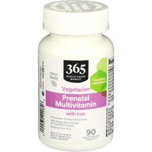 365 by Whole Foods Market, Prenatal Multi Once Daily, 180 Count(Unflavored)
