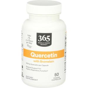 365 by Whole Foods Market, Quercetin with Bromelain, 50 Vegetarian Capsules