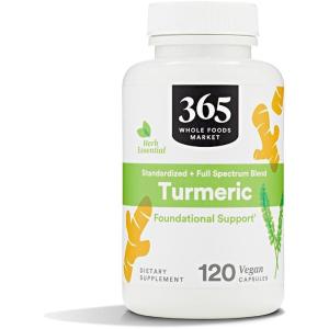 365 by Whole Foods Market, Turmeric, 120 Count(120 Count (Pack of 1))