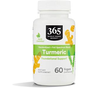 365 by Whole Foods Market, Turmeric, 120 Count(60 Count (Pack of 1))