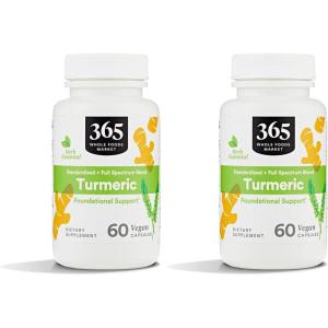 365 by Whole Foods Market, Turmeric, 120 Count(60 Count (Pack of 2))