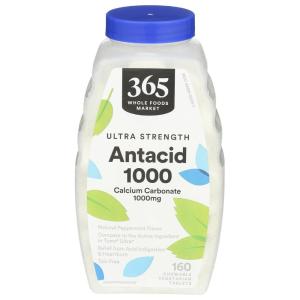 365 by Whole Foods Market Ultra-Strength Peppermint Antacid, 160 CT(160 Count (Pack of 1))