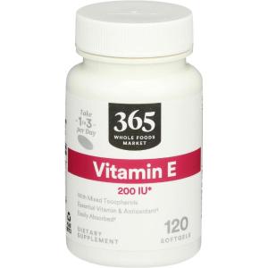 365 by Whole Foods Market, Vitamin E 200 IU, 120 CT