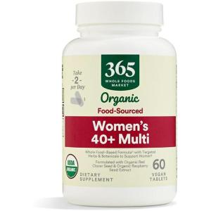365 by Whole Foods Market, Vitamin Multi Womens 40 Plus Food Cultured, 60 Count