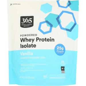 365 by Whole Foods Market, Whey Protein Isolate, Vanilla, 32 Ounce