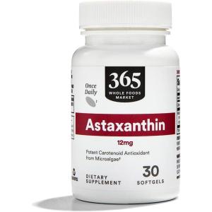 Whole Foods Market, Astaxanthin 12mg, 30 ct(30 Count (Pack of 1))