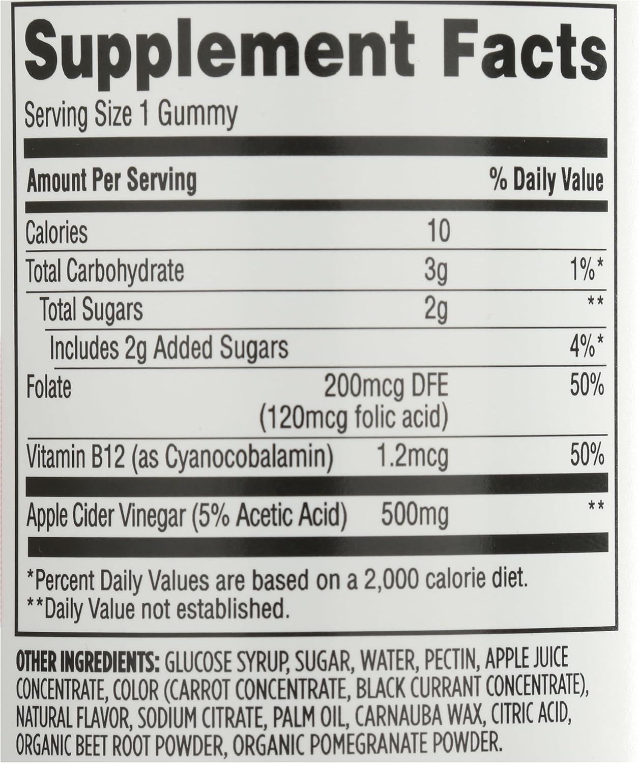image:image365 by Whole Foods Market Apple Cider Vinegar Gummies 60 Count