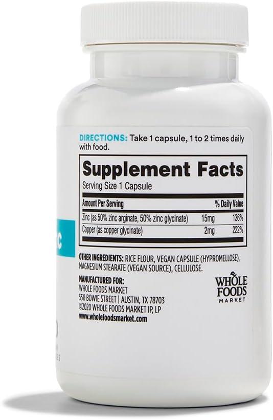 image:image365 by Whole Foods Market Chelated Zinc 60 CTUnflavored