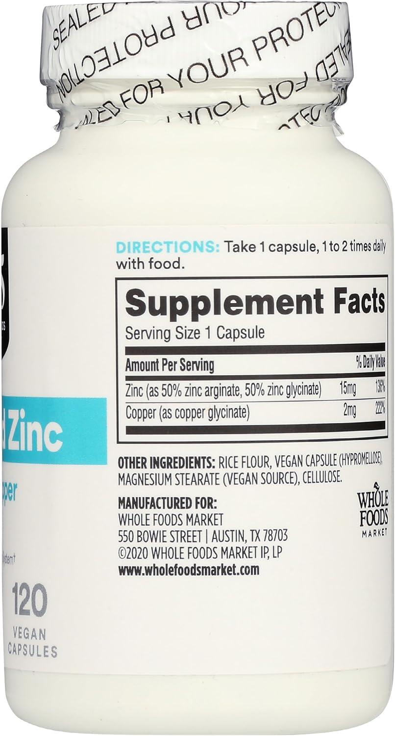 image:image365 by Whole Foods Market Chelated Zinc 60 CTUnflavored