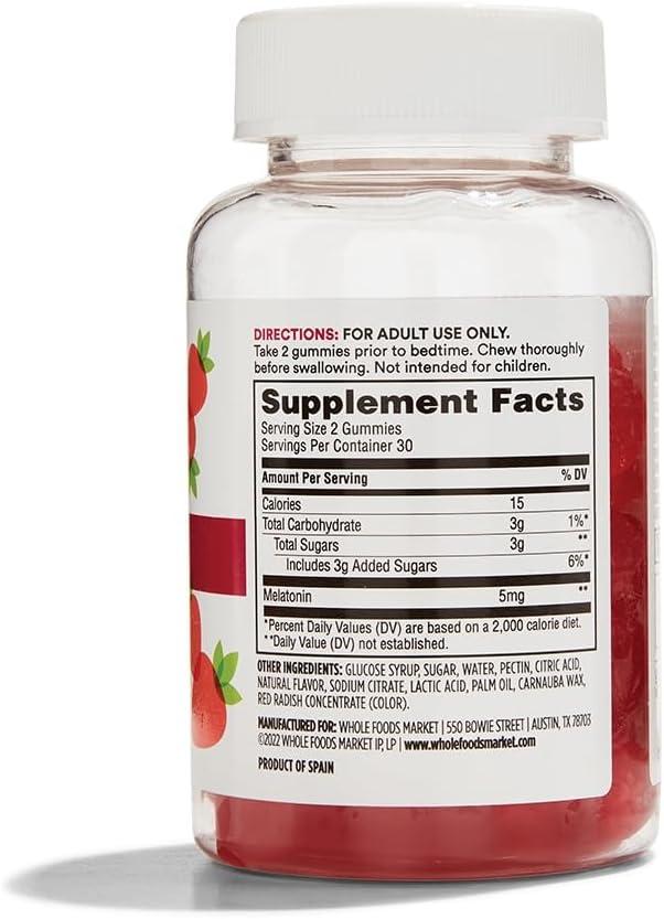 image:image365 by Whole Foods Market Gummy Melatonin 5 Mg 60 Count