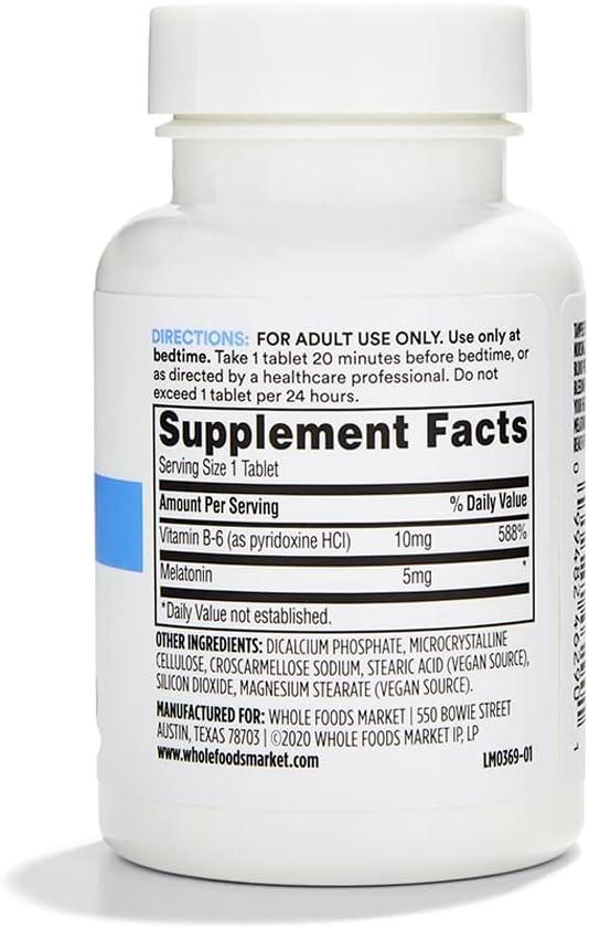 image:image365 by Whole Foods Market Melatonin 5mg 60 Count60 Count Pack of 1