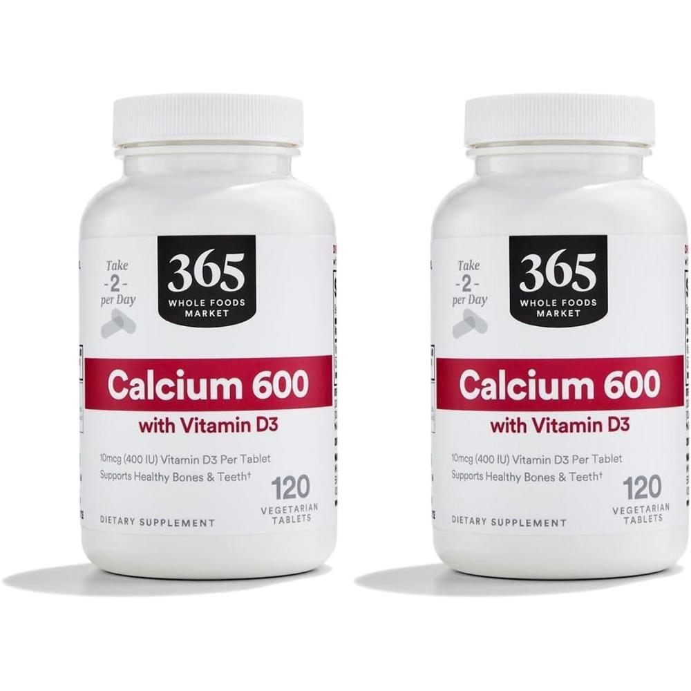 image:image365 by Whole Foods Market Calcium with Vitamin D3 120 Vegetarian Tablets 60Day Supply120 Count Pack of 2