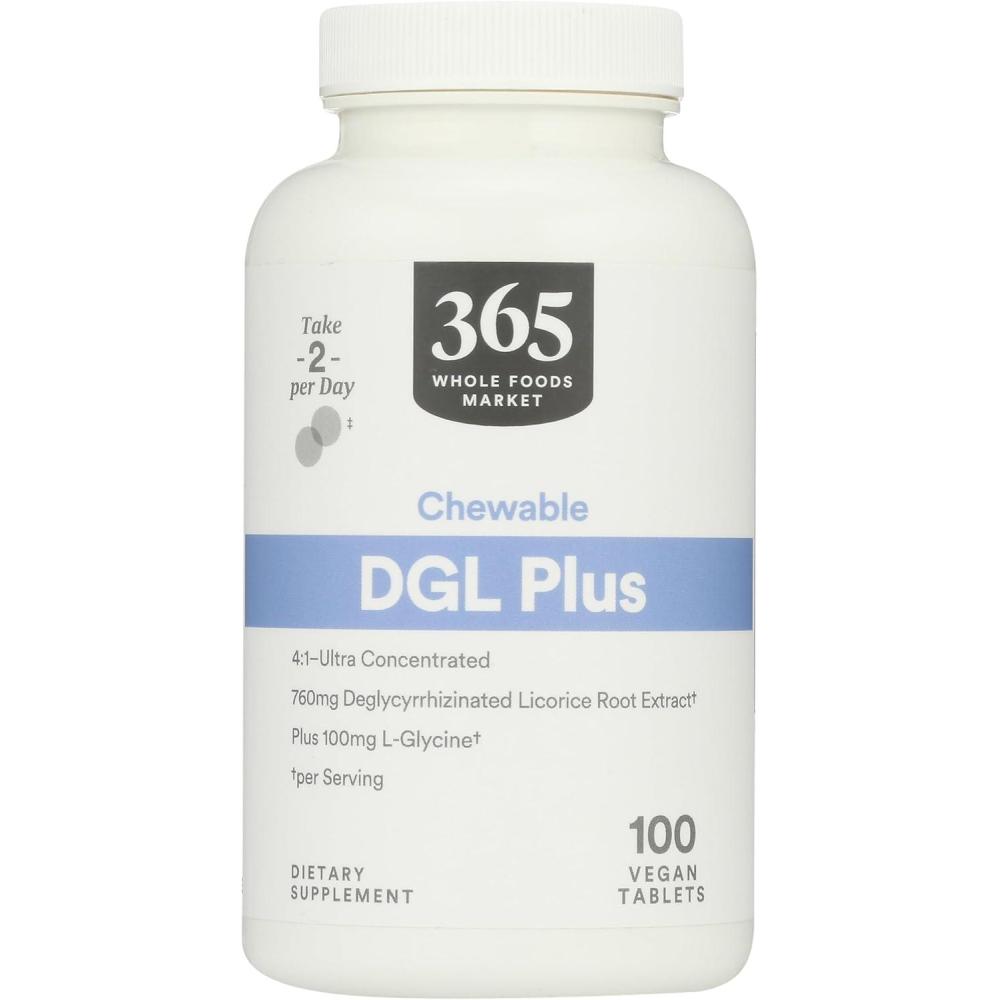 image:image365 by Whole Foods Market DGL Plus Chewable Tablets 100 Tablets
