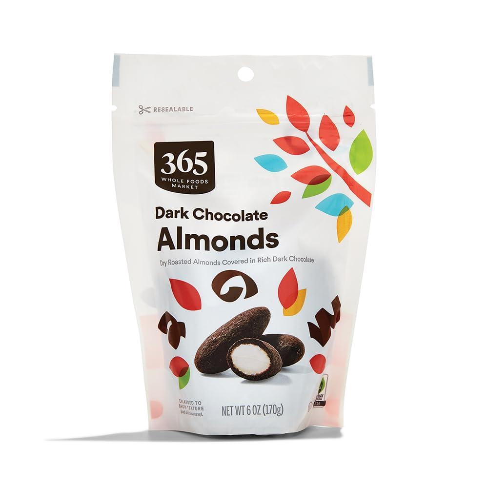 image:image365 by Whole Foods Market Dark Chocolate Covered Almonds 6 Ounce