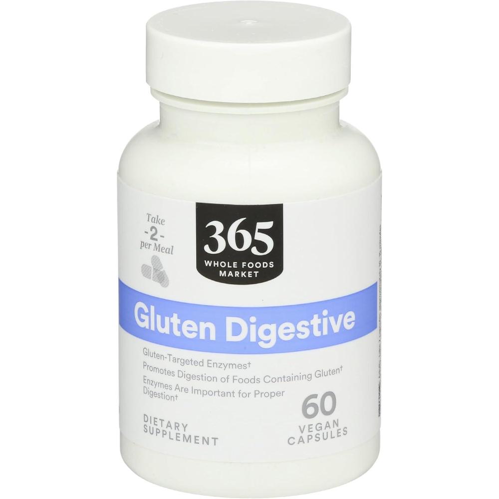 image:image365 by Whole Foods Market Enzymes Gluten Digestive 60 Count60 Count Pack of 1