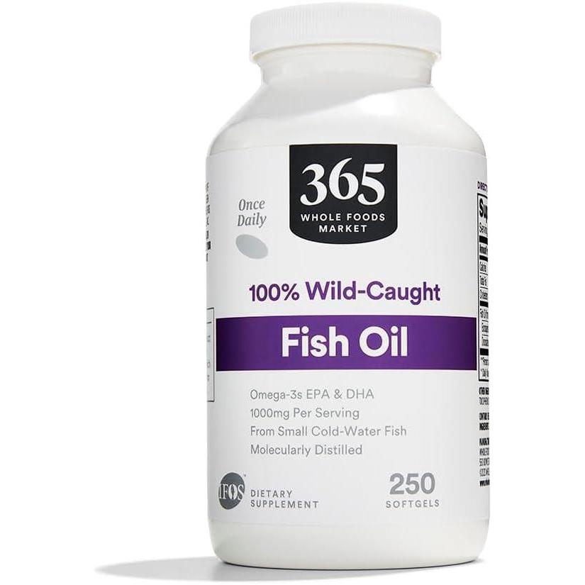 image:image365 by Whole Foods Market Fish Oil 1000 Mg Softgels 250 Count250 Count Pack of 1