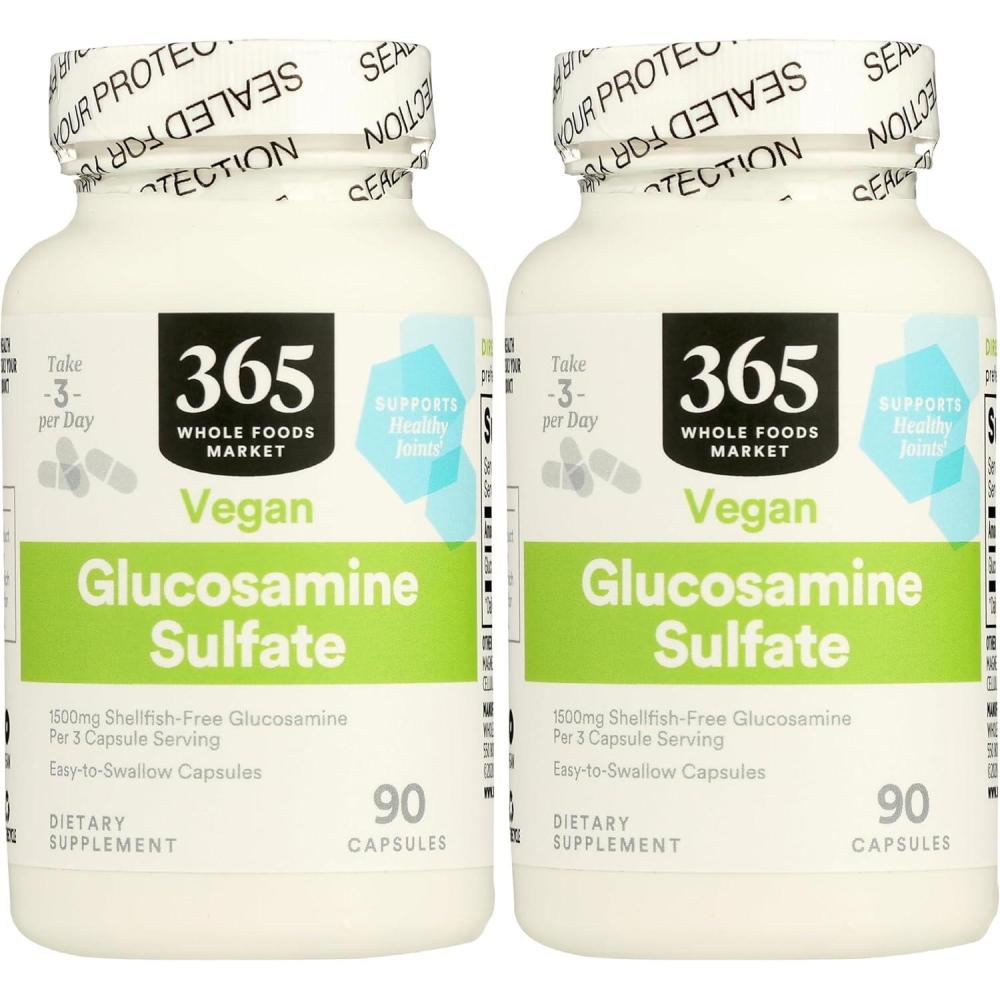 image:image365 by Whole Foods Market Glucosamine Sulfate Vegan 90 CT90 Count Pack of 2