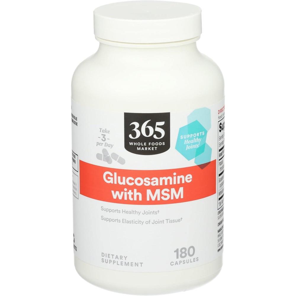 image:image365 by Whole Foods Market Glucosamine with MSM 180 Capsules180 Count Pack of 1