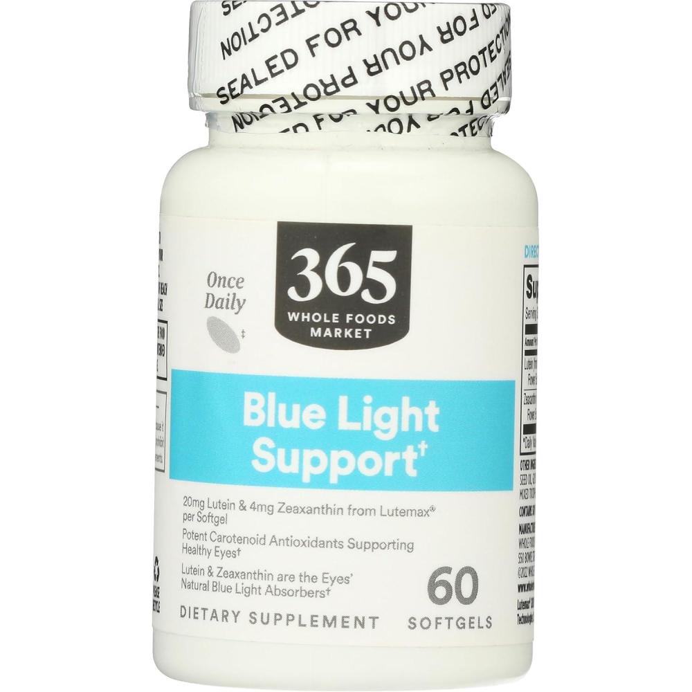 image:image365 by Whole Foods Market Lutein 20mg with Zeaxanthin 1mg 60 Count60 Count Pack of 1