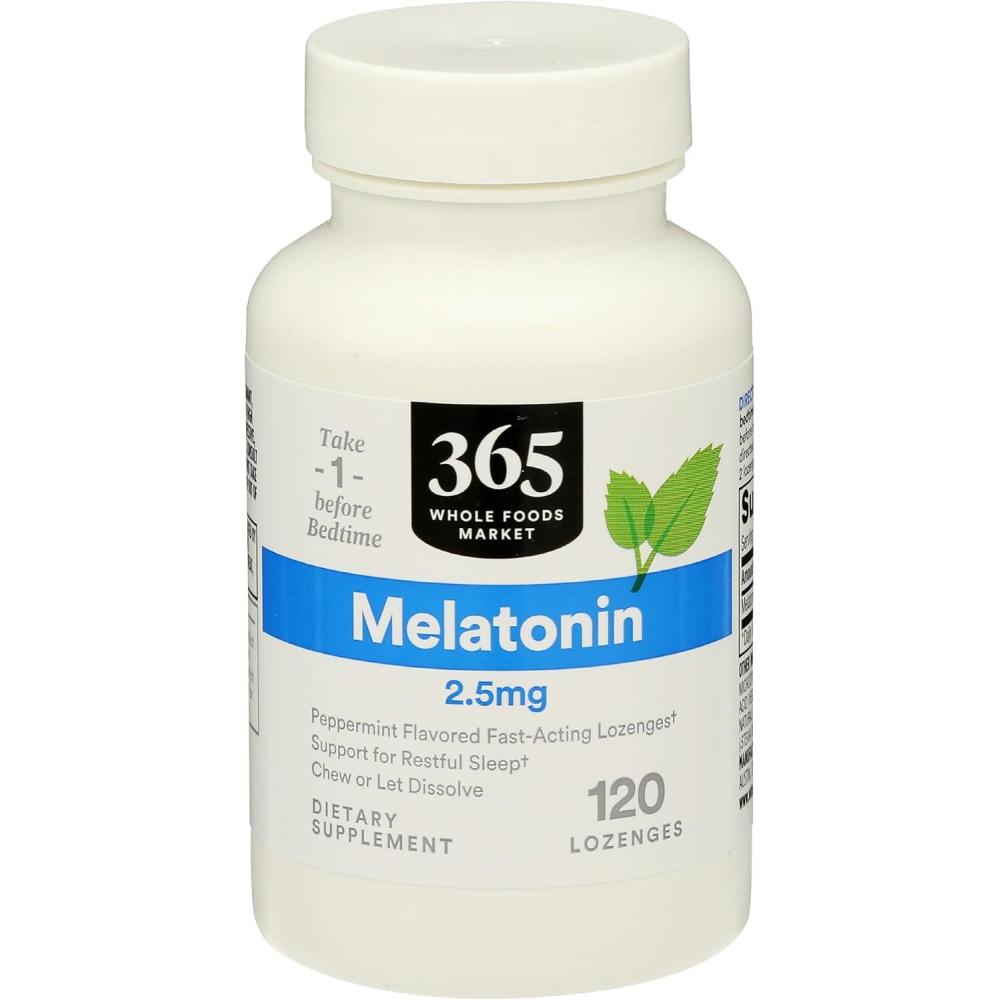 image:image365 by Whole Foods Market Melatonin Lozenges 25mg Peppermint flavor 120 ct