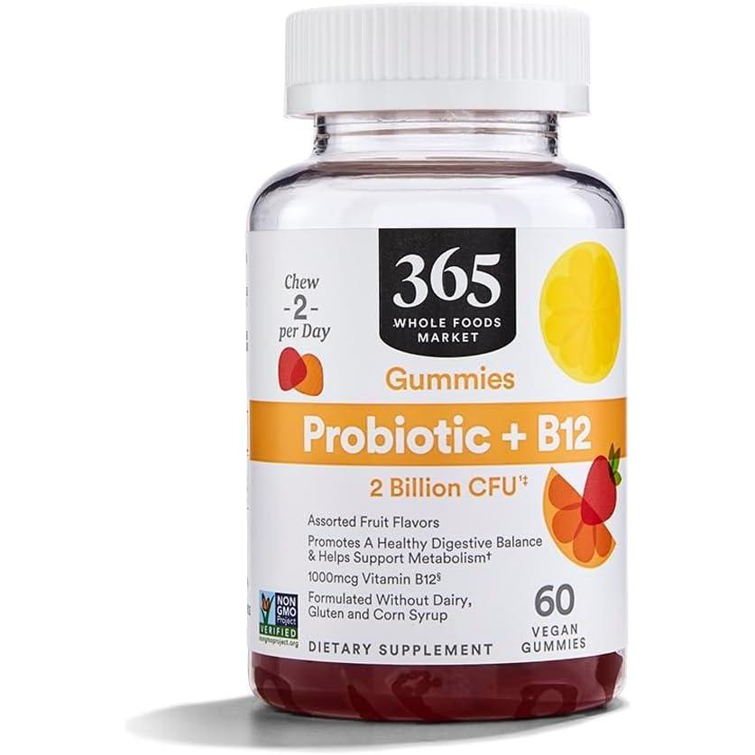 image:image365 by Whole Foods Market Probiotic B12 Gummies 2 Billion CFU Assorted Fruit Flavors 60 ct