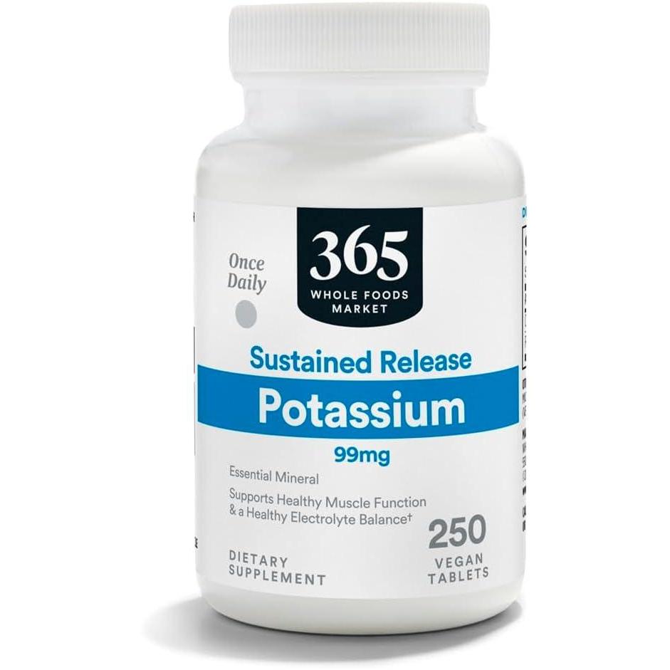 image:image365 by Whole Foods Market Sustained Release Potassium 99mg Vegan 250 Tablets