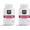 365 by Whole Foods Market, Calcium with Vitamin D3, 120 Vegetarian Tablets, 60-Day Supply(120 Count (Pack of 2))