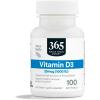 365 by Whole Foods Market, Vitamin D3 Softgels, 1000 IU, 100 CT(Unflavored)