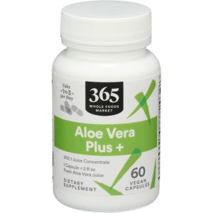 365 by Whole Foods Market, Aloe Vera Plus +, 60 Count(60 Count (Pack of 1))